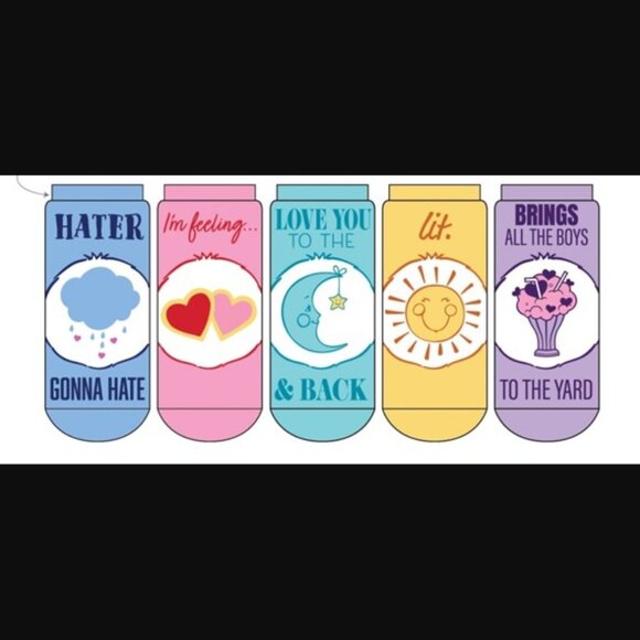 Care Bears 5 pack No Show Socks - Picture 5 of 6